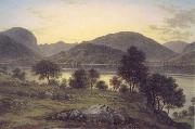 Twilight,Ullswater mid 1820s John glover